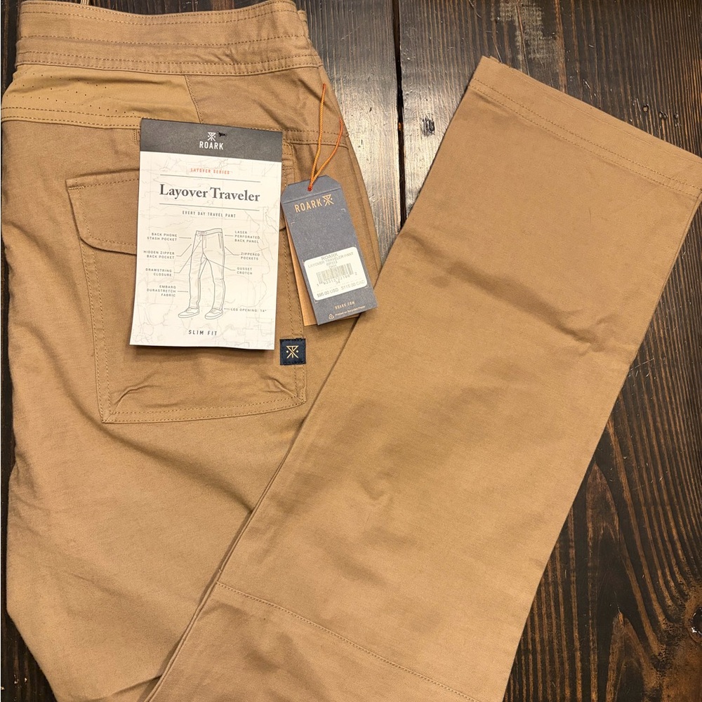 Roark Layover Traveler Chinos - Tan